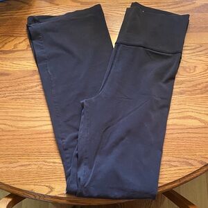 VS Black High-Rise/fold over Flare Leggings